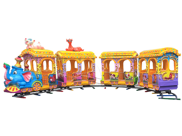 Kids Track Elephant Train