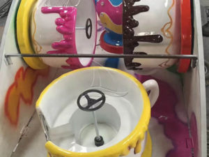 Folding Cup and Saucer Rides with trailer