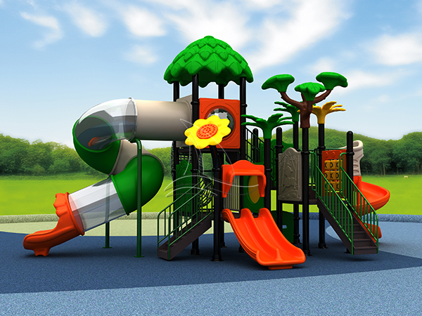 Customized kids playground outdoor slide equipment