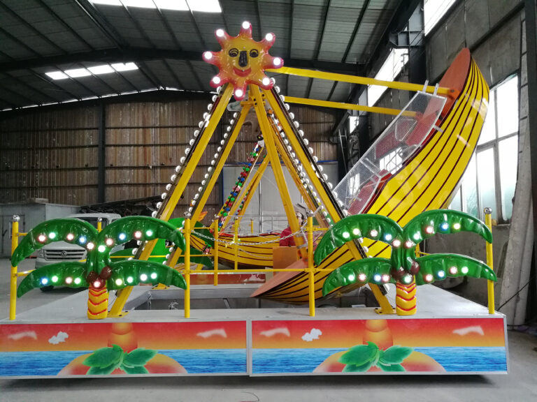 The feedback of mini pirate ship and carousel ride from our USA client