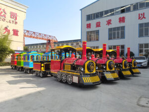 trackless train in stock