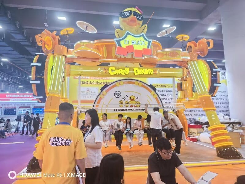DINIS LT Duck Theme Park booth at Guangzhou Expo