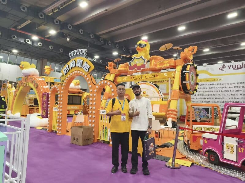 LT Duck Theme Park equipment display at Guangzhou Exhibition
